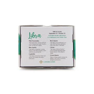 Shop Laterra Gems Zodiac Crystal Set-Libra